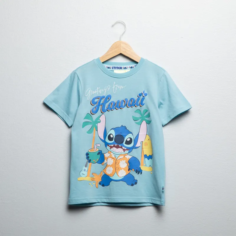  - Polera Niño Algodón Lilo y Stitch