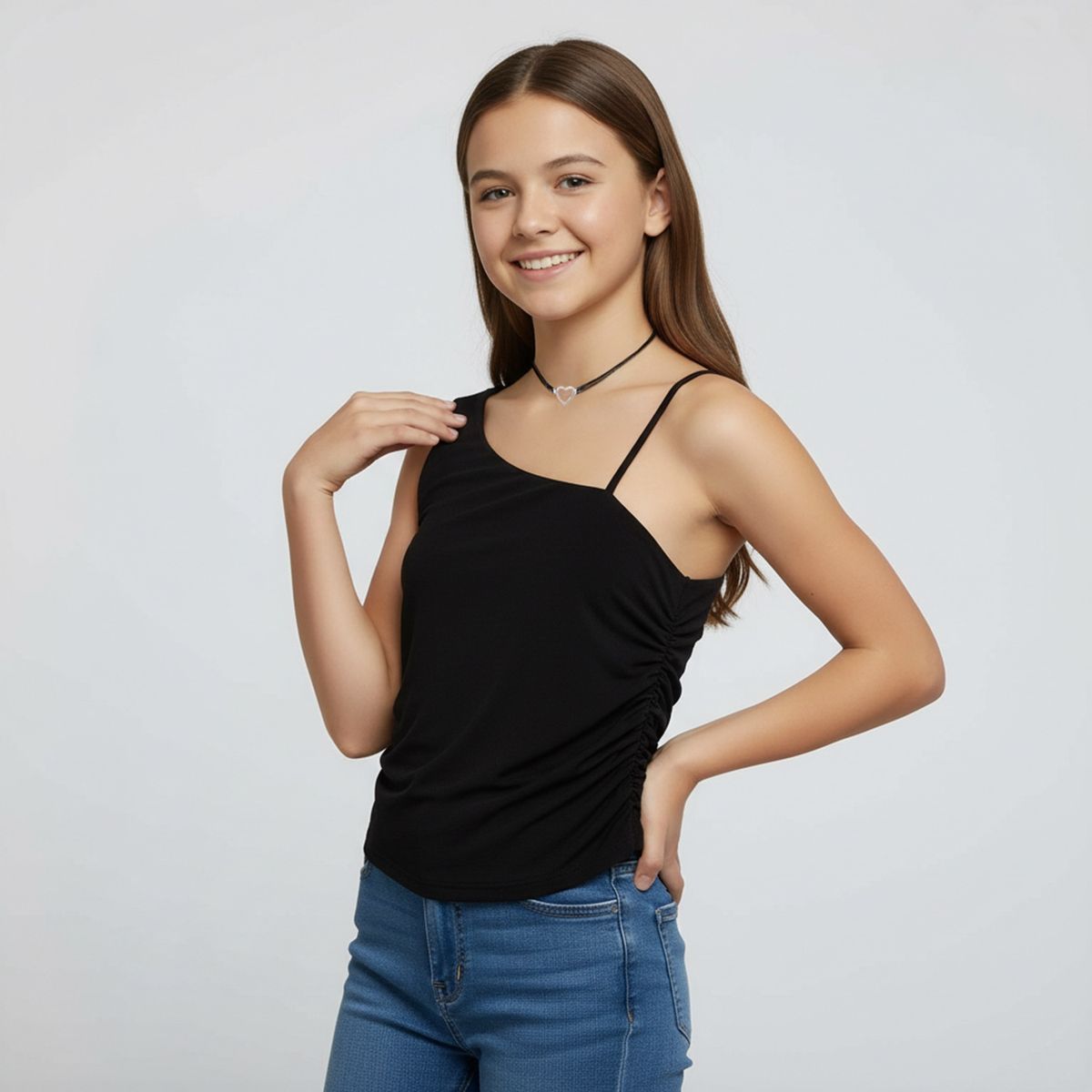 ELEVEN - Polera con Collar Niña Eleven