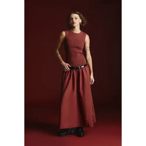 AMERICANINO - Vestido Largo Mujer