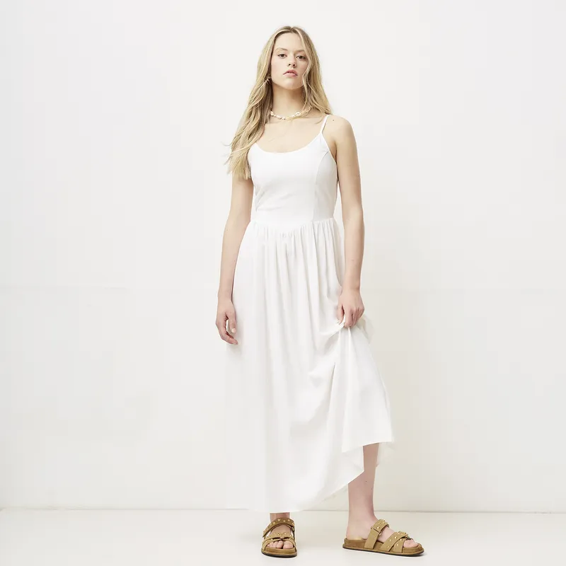 SYBILLA - Vestido Casual Maxi Viscosa Mujer Sybilla