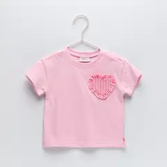 YAMP - Polera Manga Corta Bebé Niña Algodón