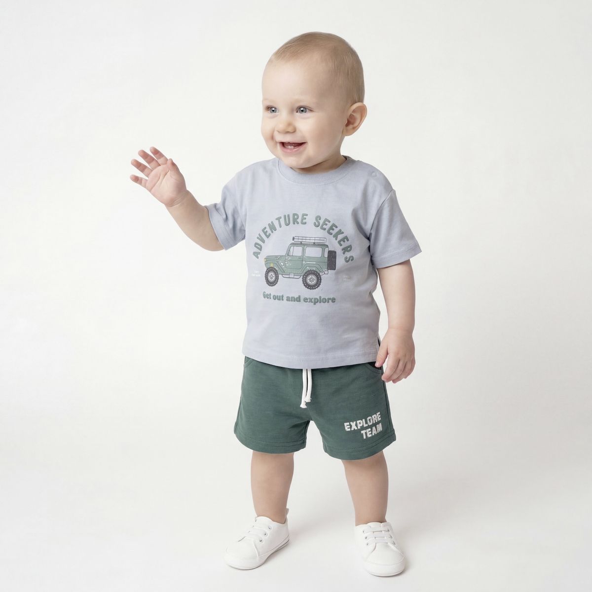 YAMP - Conjunto Bebé Niño Algodón Yamp