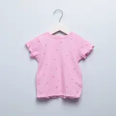 YAMP - Polera Manga Corta Bebé Niña Algodón