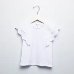 YAMP - Polera Manga Corta Bebé Niña Algodón