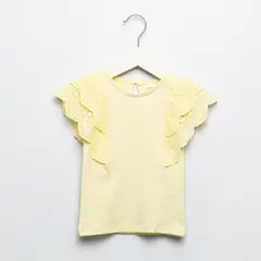 YAMP - Polera Manga Corta Bebé Niña Algodón