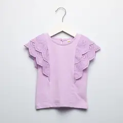 YAMP - Polera Manga Corta Bebé Niña Algodón