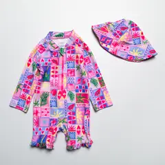 YAMP - Conjunto Traje De Baño + Gorro Bebé Niña