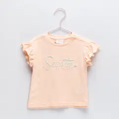 YAMP - Polera Manga Corta Bebé Niña Algodón