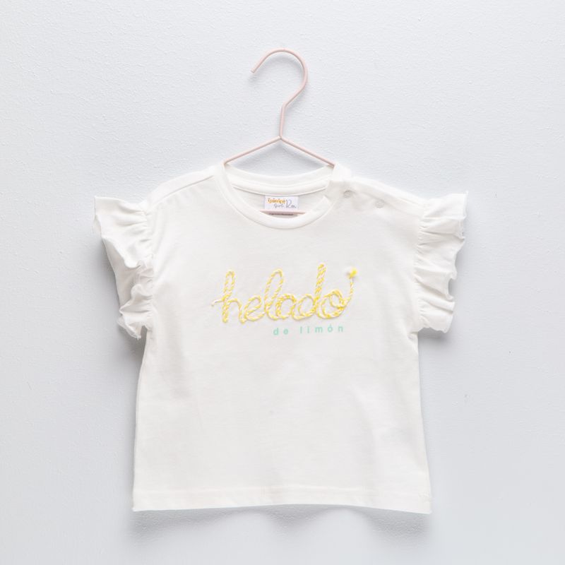 YAMP - Polera Manga Corta Bebé Niña Algodón Yamp