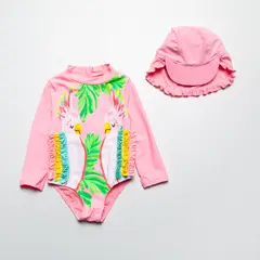YAMP - Conjunto Traje De Baño + Gorro Bebé Niña