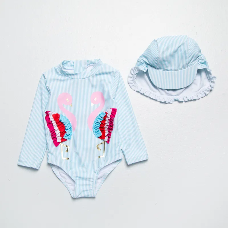 YAMP - Conjunto Traje De Baño + Gorro Bebé Niña Yamp