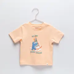 YAMP - Polera Manga Corta Bebé Niño Algodón