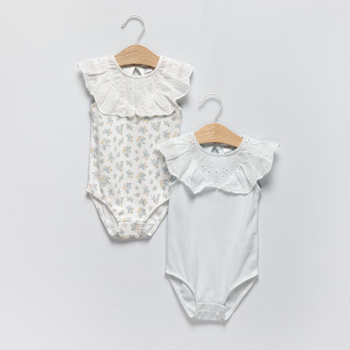 YAMP - Pack 2 Bodys Bebé Niña Algodón Yamp