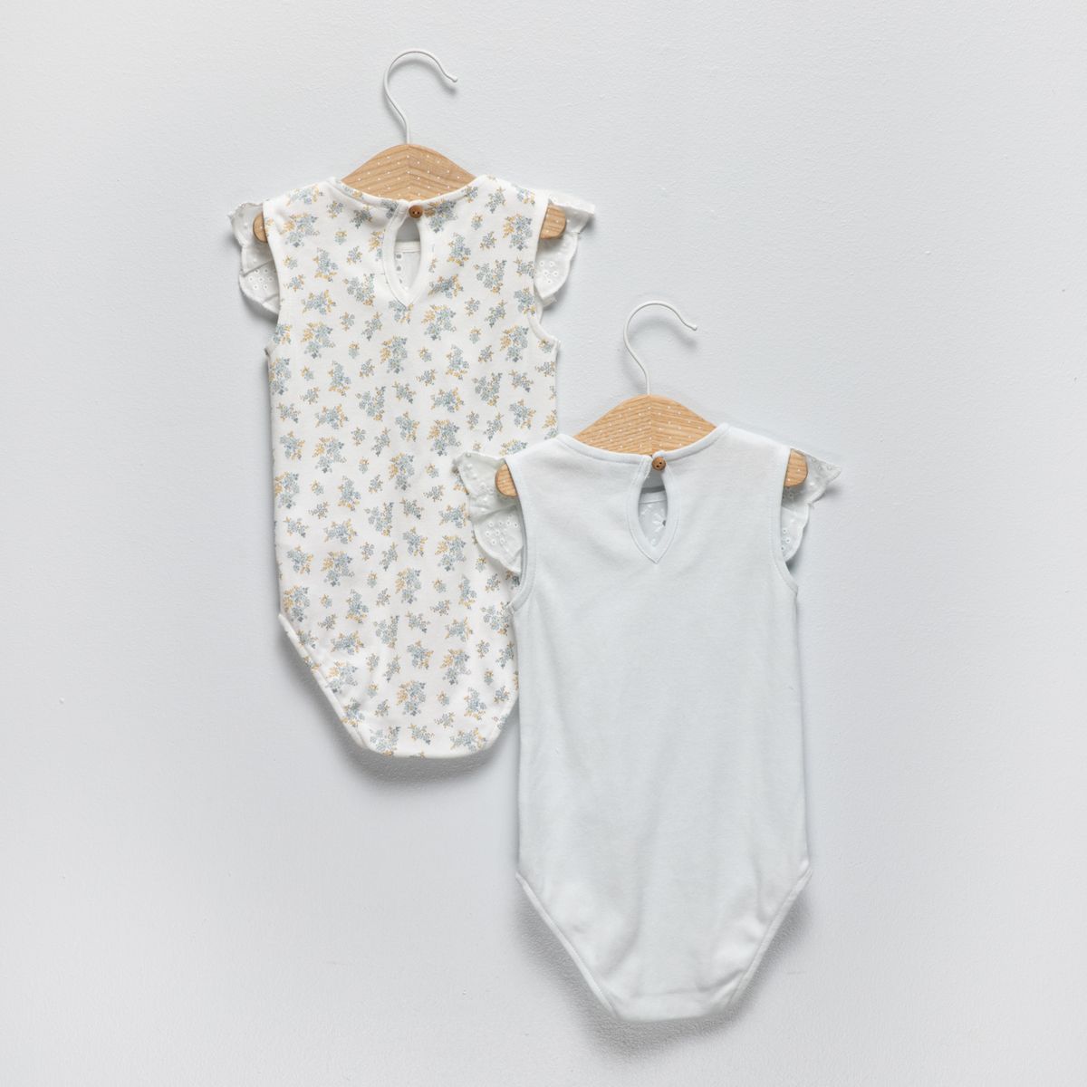 YAMP - Pack 2 Bodys Bebé Niña Algodón Yamp