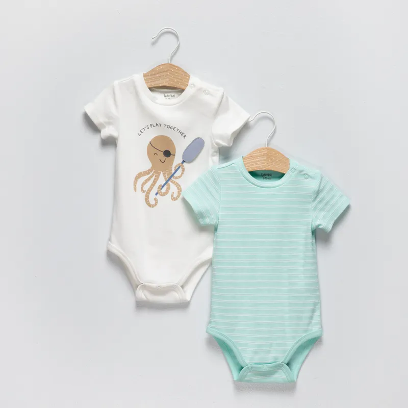 YAMP - Pack 2 Bodys Bebé Niño Algodón Yamp