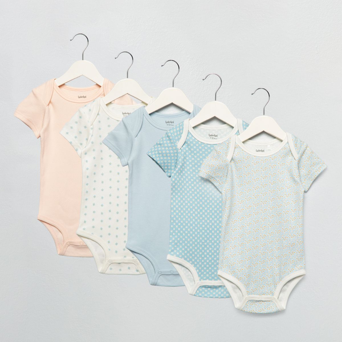 YAMP - Pack 5 Bodys Bebé Niña Algodón Yamp