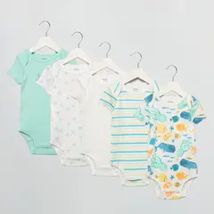 YAMP - Pack 5 Bodys Bebé Niño Algodón