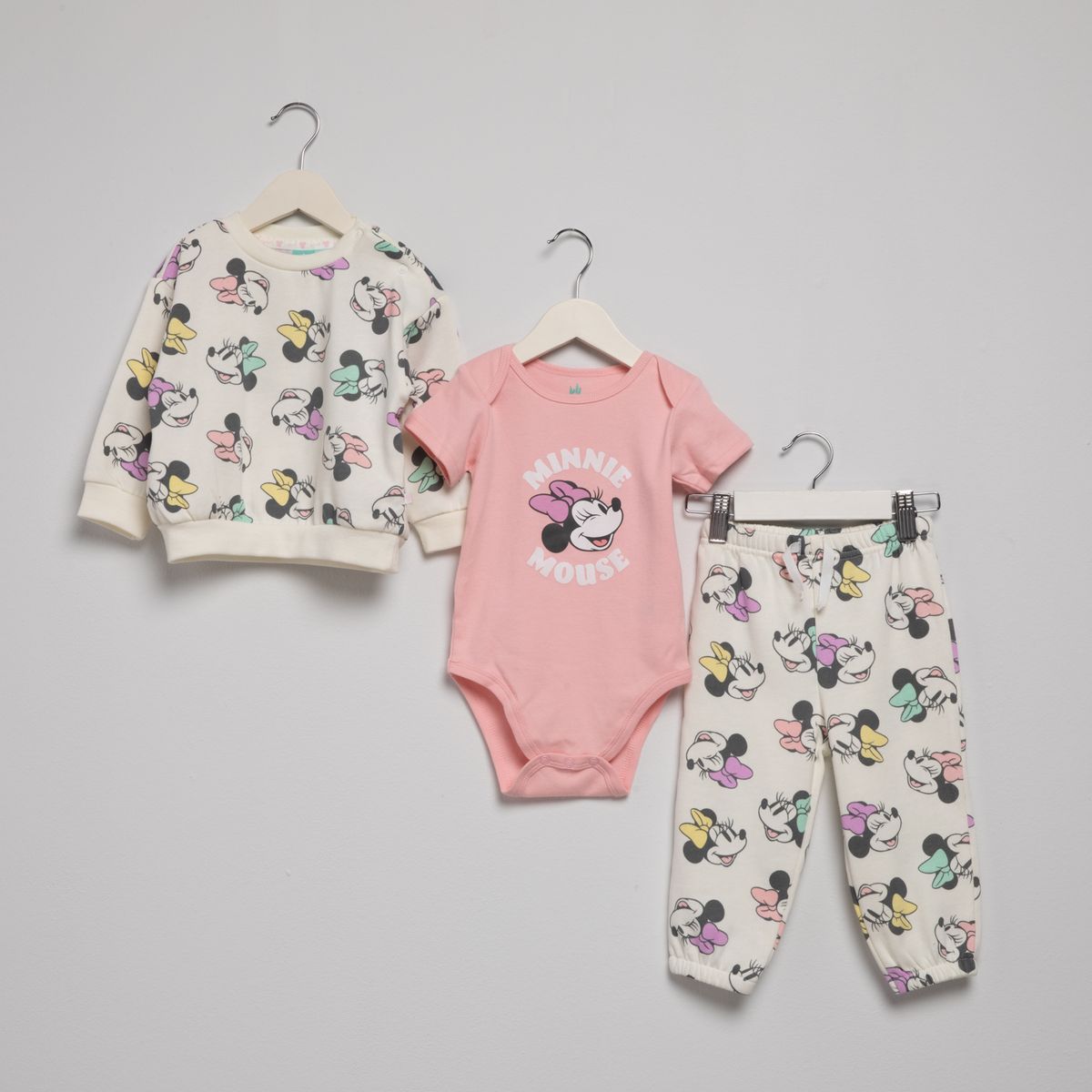 MINNIE - Conjunto Algodón Bebé Niña Minnie