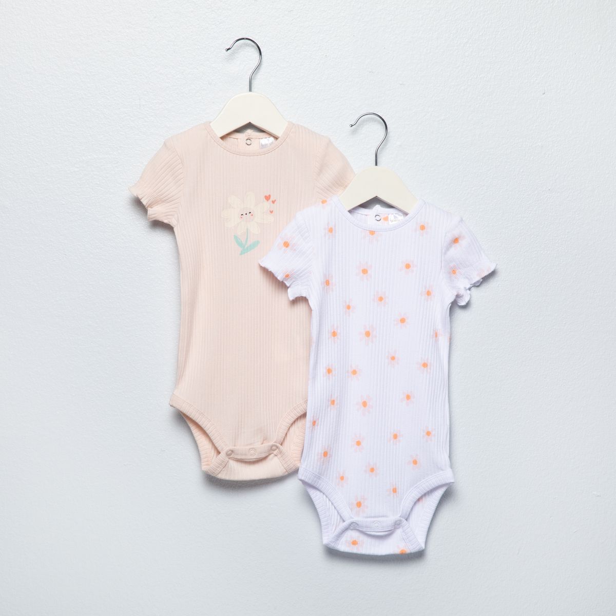 YAMP - Pack 2 Bodys Bebé Niña Algodón Yamp