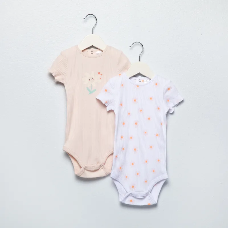 YAMP - Pack 2 Bodys Bebé Niña Algodón Yamp