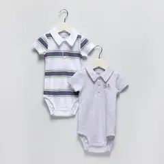 YAMP - Pack 2 Bodys Bebé Niño Algodón