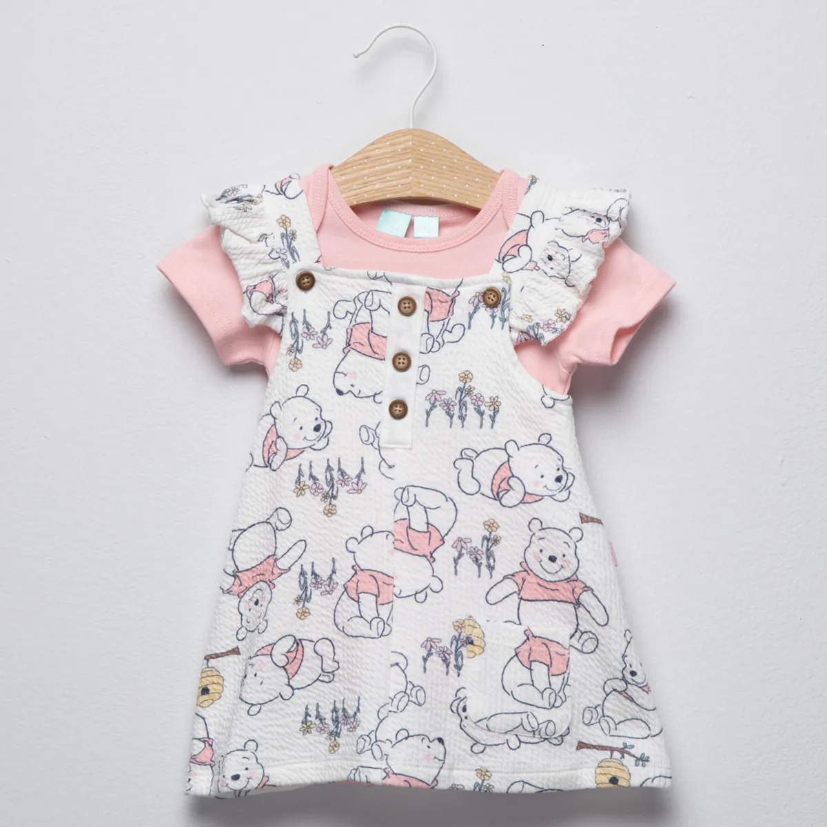 WINNIE THE POOH - Conjunto Algodón Bebé Niña Winnie The Pooh