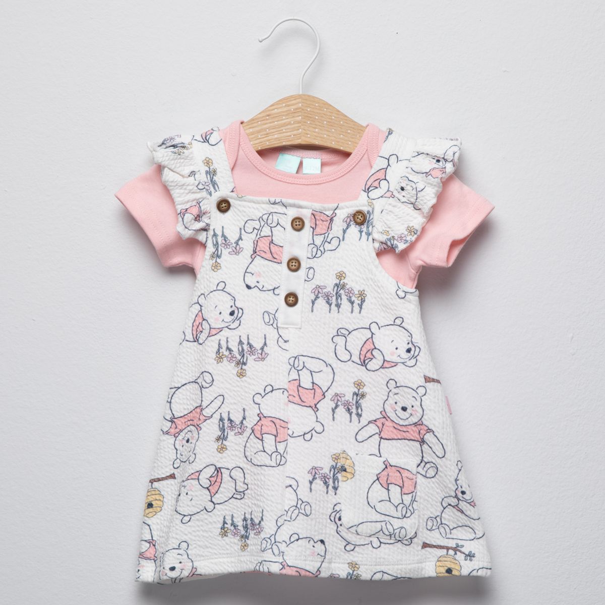 WINNIE THE POOH - Conjunto Algodón Bebé Niña Winnie The Pooh