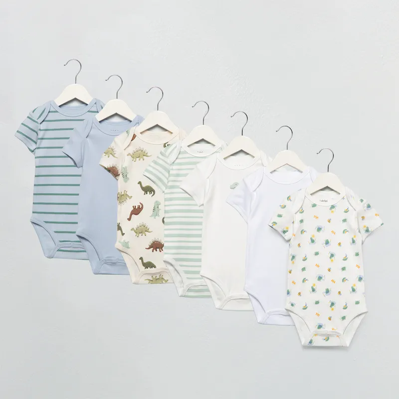 YAMP - Pack 7 Bodys Bebé Niño Algodón Yamp