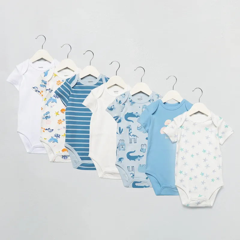 YAMP - Pack 7 Bodys Bebé Niño Algodón Yamp