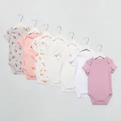 YAMP - Pack 7 Bodys Bebé Niña Algodón