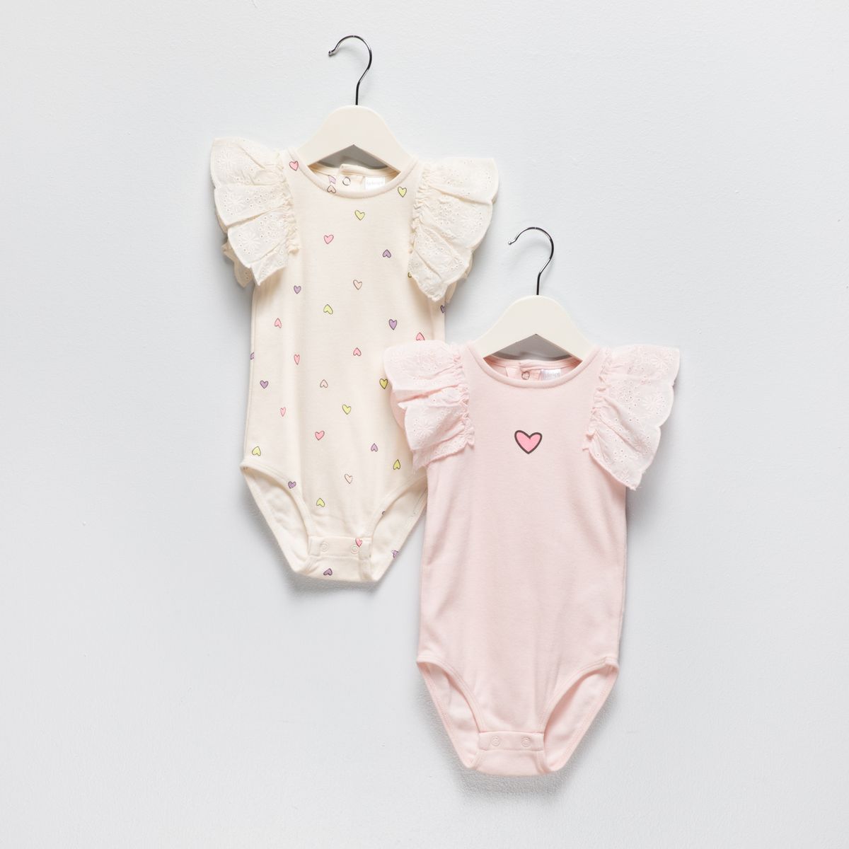 YAMP - Pack 2 Bodys Bebé Niña Algodón Yamp