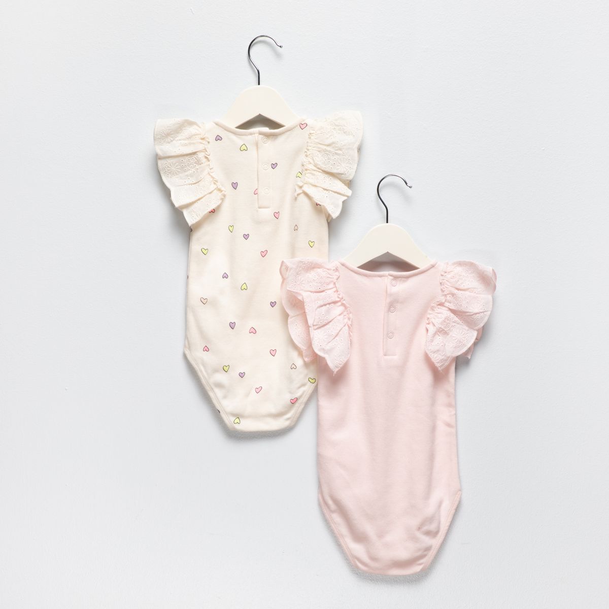 YAMP - Pack 2 Bodys Bebé Niña Algodón Yamp