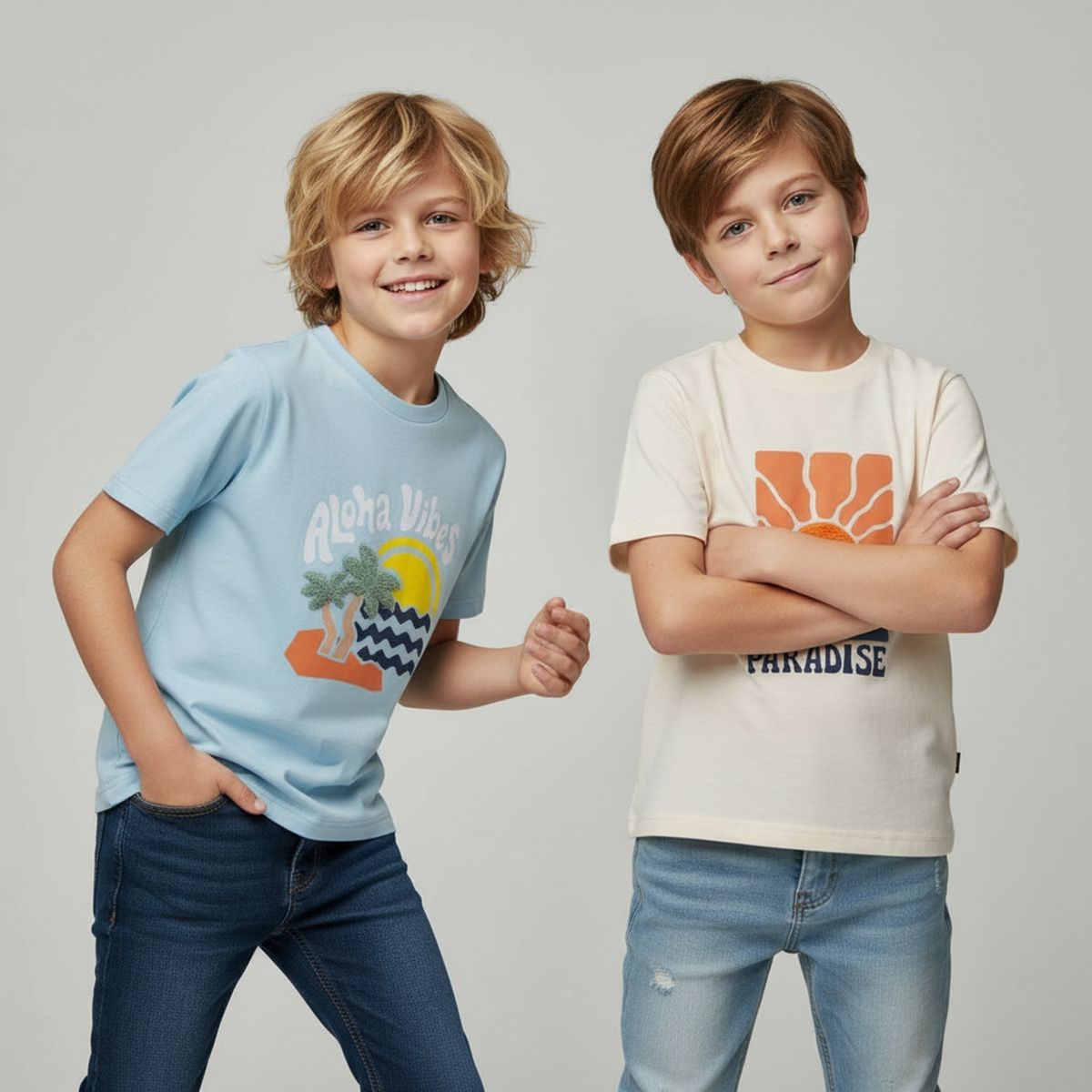 YAMP - Pack 2 Poleras Niño Algodón Yamp