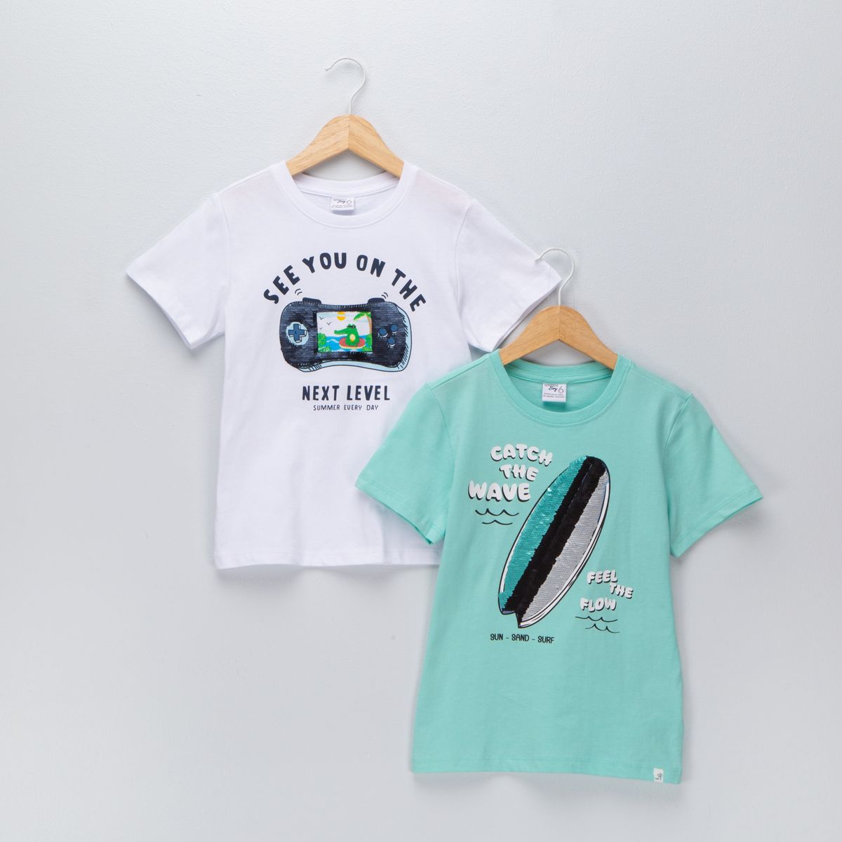 YAMP - Pack 2 Poleras Algodón Niño Yamp