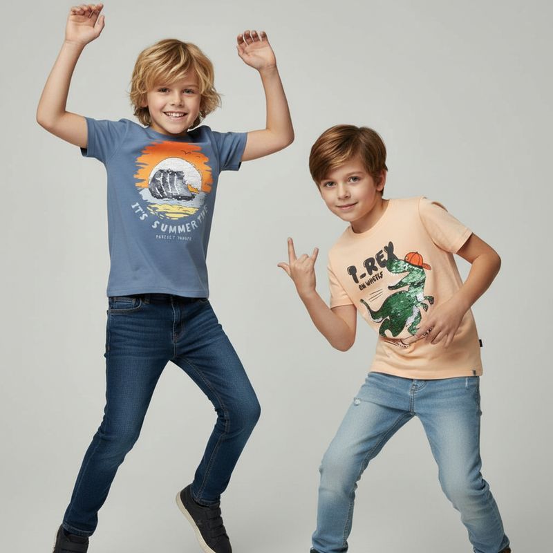 YAMP - Pack 2 Poleras Algodón Niño Yamp