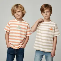 YAMP - Pack 2 Poleras Algodón Niño