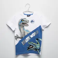 JURASSIC WORLD - Polera Niño Algodón