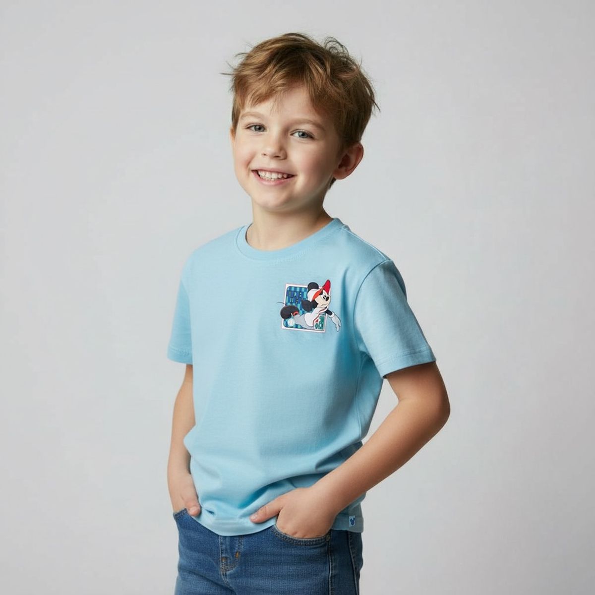 STD CHARACTERS - Polera Niño Algodón Mickey Mouse