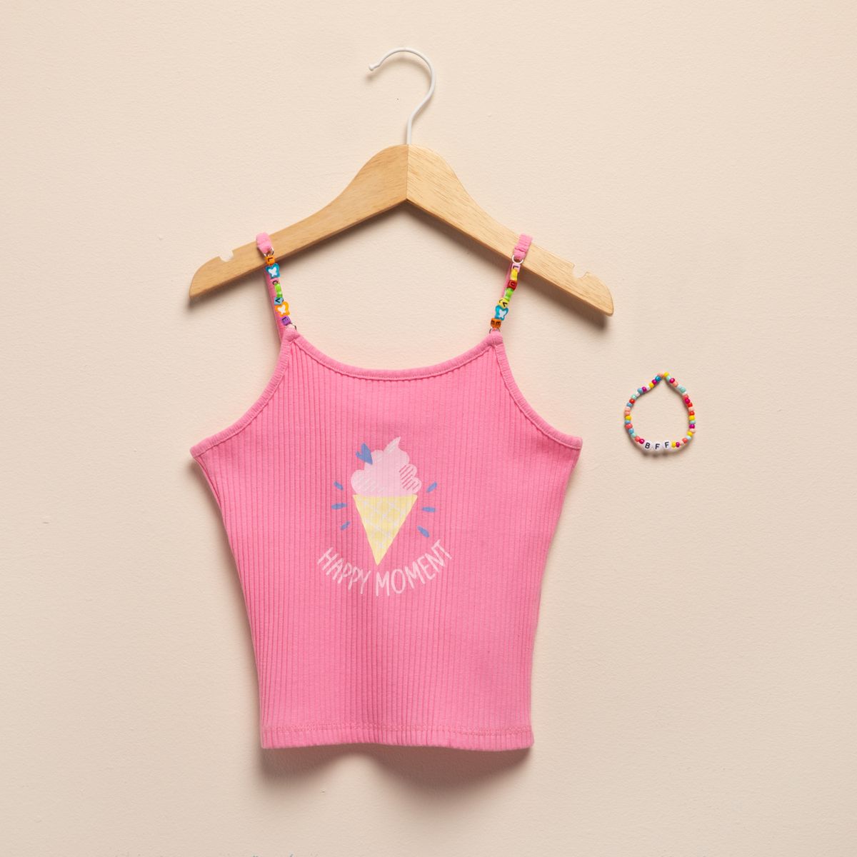 YAMP - Polera Algodón Niña Yamp + Pulsera