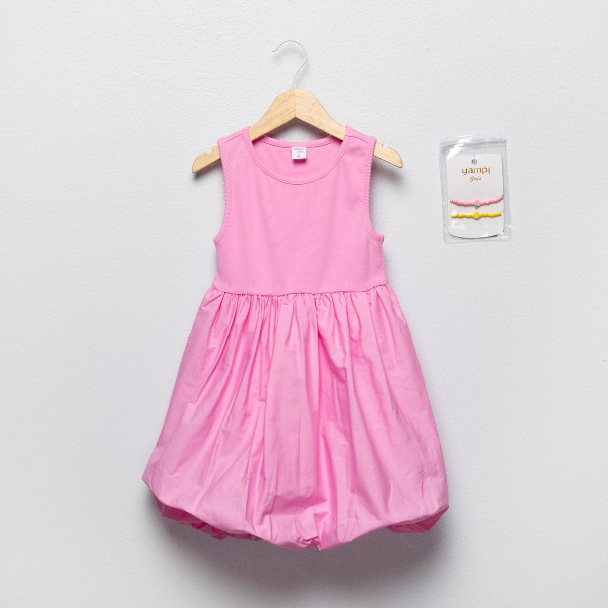 YAMP - Vestido Globo Niña Yamp + Pulsera