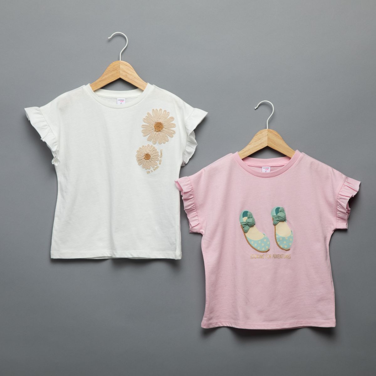 YAMP - Pack 2 Poleras Niña Algodón Yamp