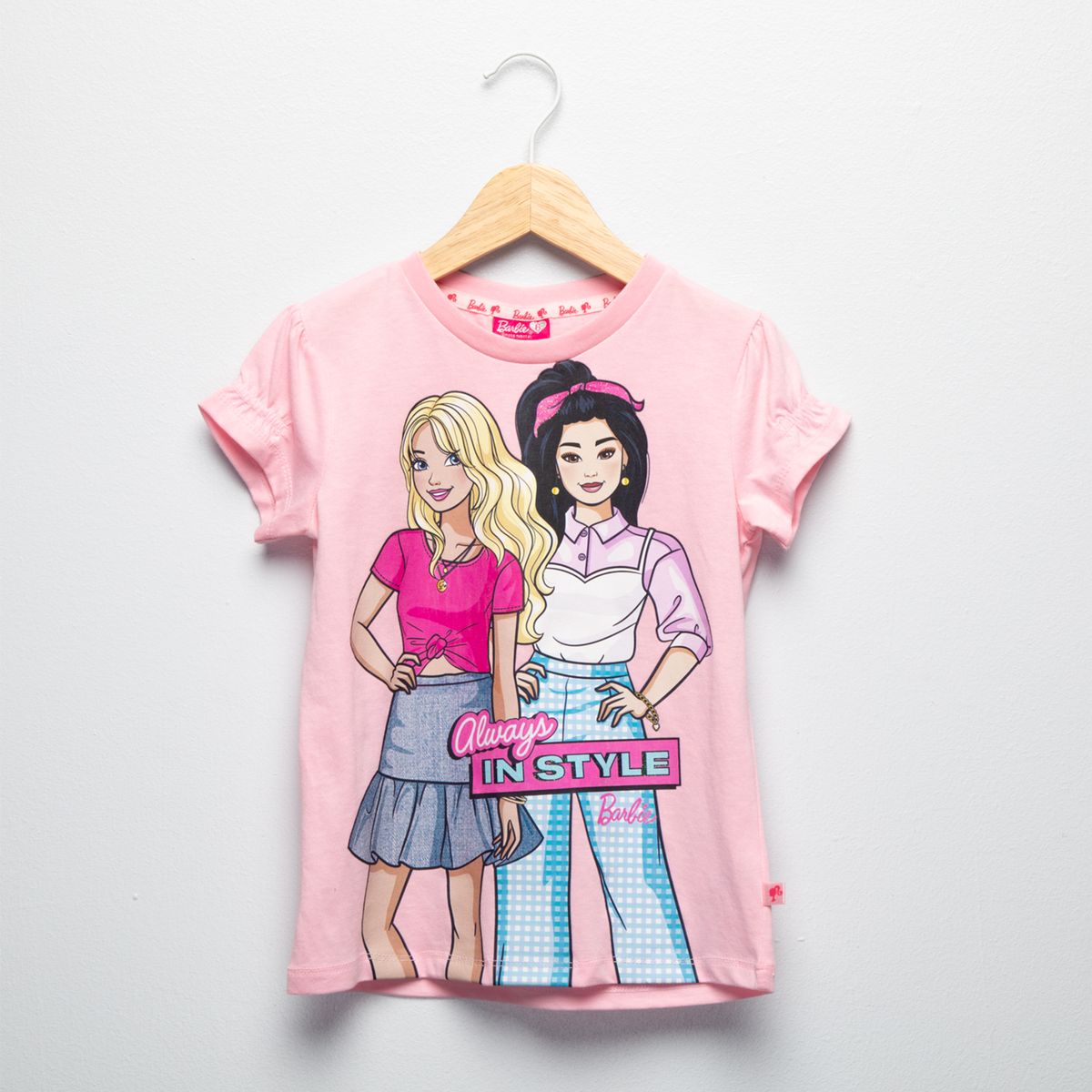 BARBIE - Polera Niña Algodón Barbie