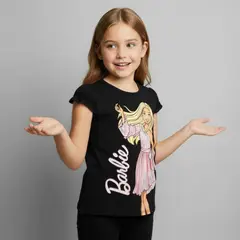 BARBIE - Polera Niña Algodón