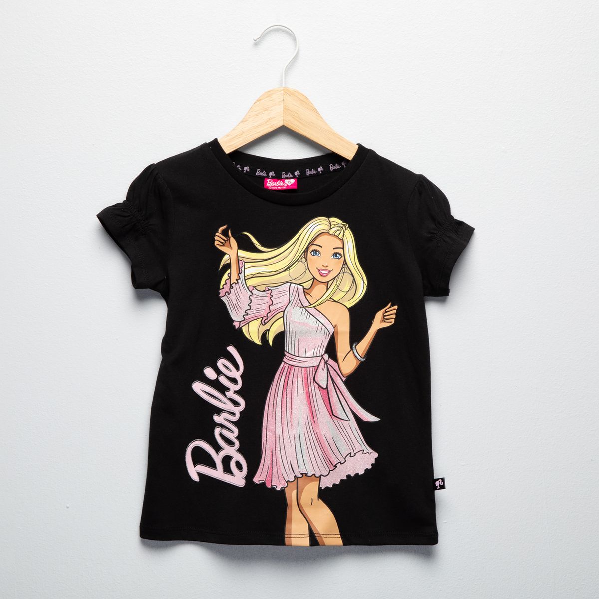 BARBIE - Polera Niña Algodón Barbie