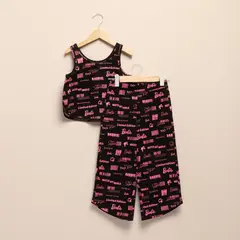 BARBIE - Conjunto Polera Más Pantalón Algodón Niña