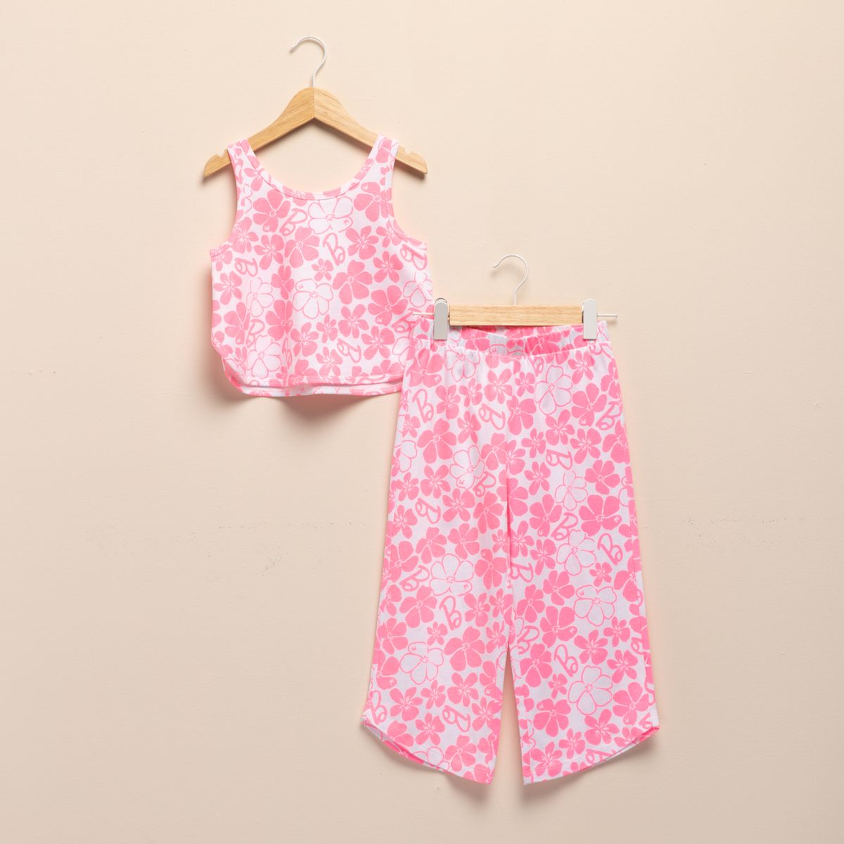 BARBIE - Conjunto Polera Más Pantalón Algodón Niña Barbie