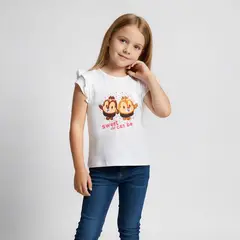 MINNIE - Polera Niña Algodón