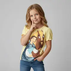 PRINCESAS - Polera Niña Algodón
