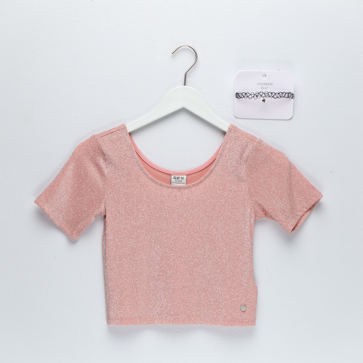 ELEVEN - Polera con Collar Niña Eleven