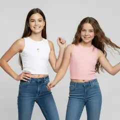 ELEVEN - Pack de 2 Poleras Algodón Niña
